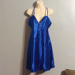 Colesce couture women's cobolt blue lingerie size large